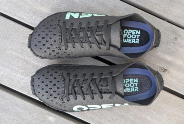 Open Barefoot side view