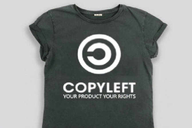 T-shirt Copyleft