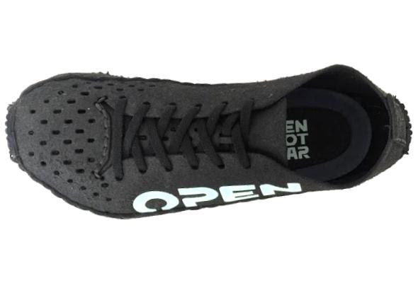 Open Barefoot — top view showing the open lacing system