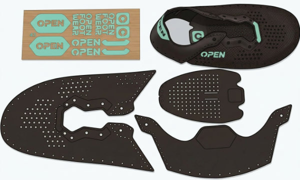 Cutting plotter and thermopress creating custom shoe labels